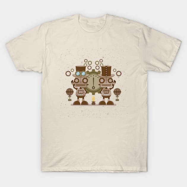 Cyber Robots T-Shirt by Red Rov